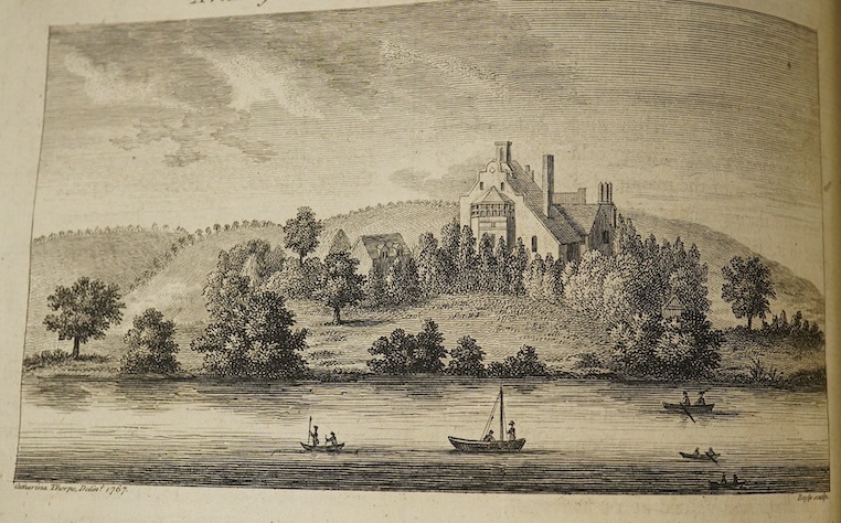 Hasted, Rev. Edward - The History and Topographical Survey of the County of Kent. Containing the ancient and present state of it, civil and ecclesiastical ... First Edition, 4 vols. complete with all the num. folded Hund